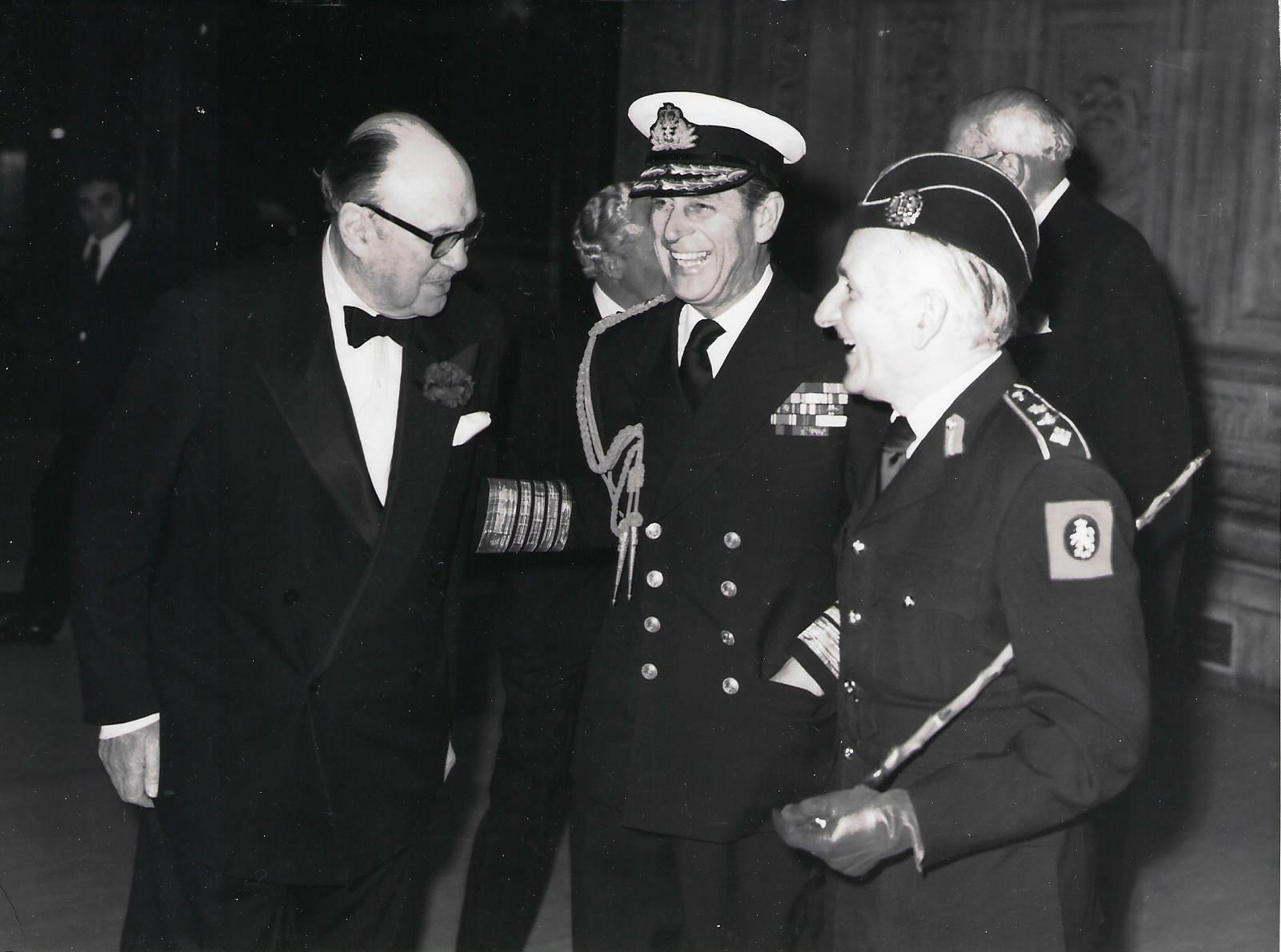 His Royal Highness, The Duke of Edinburgh was JLGB's Guest of Honour at the Royal Albert Hall ‘Cavalcade’ event of 1976 with Lord Swaythling and Josh Manches